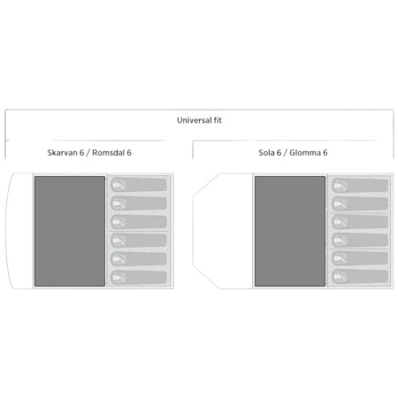 Захисне дно під намет Easy Camp Rosebay Universal Carpet 2.3 x 3.6 m