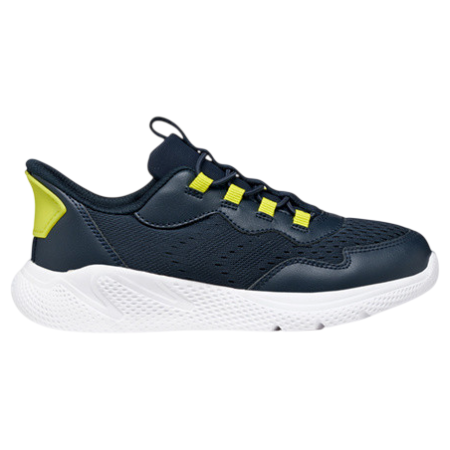 Дитячі черевики Geox J Sprintye Fast In B Navy/Lime синій/зелений NAVY/LIME