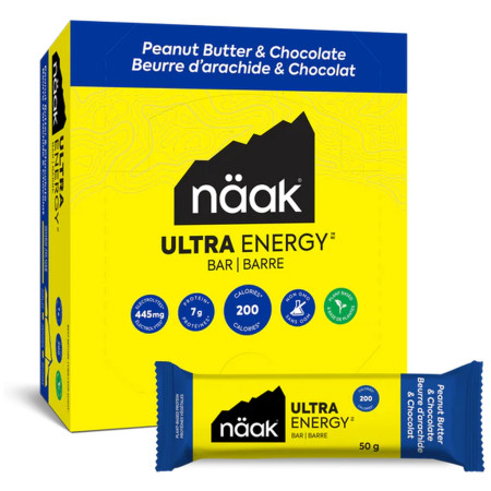 Енергетичні батончики Näak Peanut Butter & Chocolate - Ultra Energy™ Bar