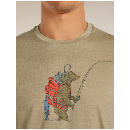 Чоловіча функціональна футболка Icebreaker Merino 150 Tech Lite SS Tee Bear Catch