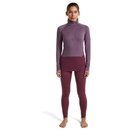 Жіноча функціональна футболка Icebreaker Women Mer 200 ZoneKnit LS Half Zip