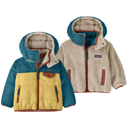Дитяча куртка Patagonia Baby Reversible Tribbles Hoody - LMST