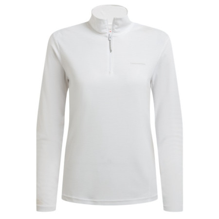 Жіноча футболка Craghoppers NosiLife SolarShield+ Half Zip Top білий White