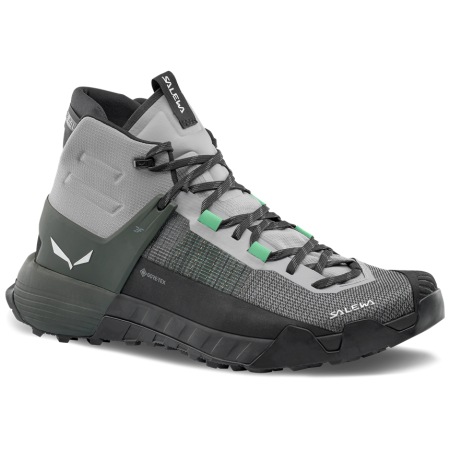 Чоловічі туристичні черевики Salewa Wildfire Nxt Mid Gtx M сірий/зелений Alloy/Dark Olive