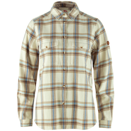 Жіноча сорочка Fjällräven Övik Heavy Flannel Shirt W бежевий Chalk White-Fossil