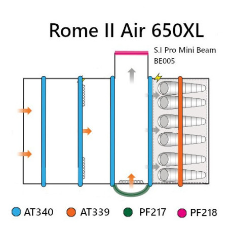 Запасна надувна дуга для каркасу Vango Airspeed S.I Pro Tube 685 x 10 cm - AT339
