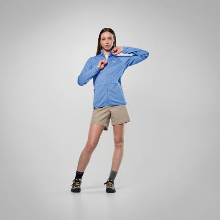 Жіноча функціональна толстовка Salewa Puez Cammino Pl Jkt W