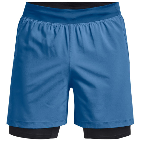 Чоловічі шорти Under Armour Iso-Chill Run 2N1 Short синій Cruise Blue / Black / Cruise Blue