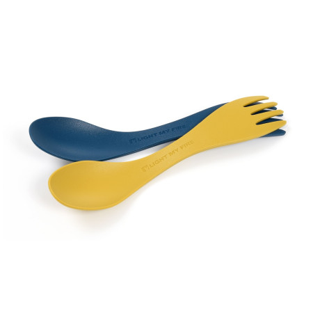 Dětský příbor Light My Fire Spork Little BIO 2-pack modrá/žlutá mustyyellow/hazyblue