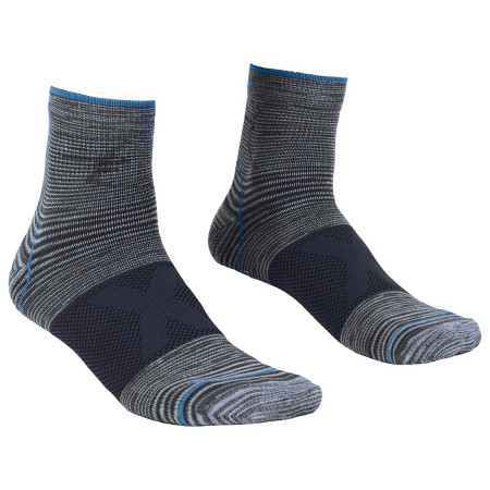 Шкарпетки Ortovox Alpinist Quarter Socks сірий/синій GrayBlend