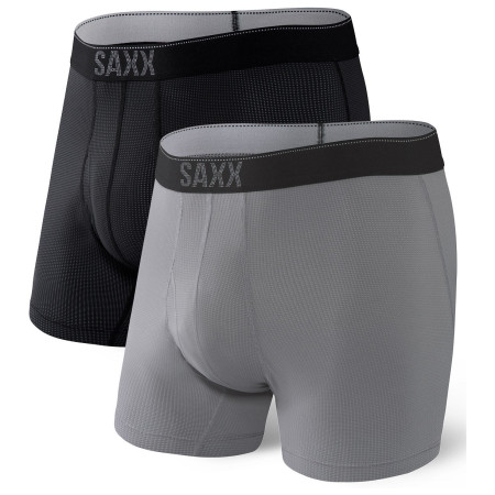 Боксерки Saxx Quest Quick Dry Mesh Boxer BF 2Pk сірий