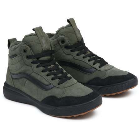 Чоловічі черевики Vans Range Exp Hi Vansguard зелений/чорний Sherpa Suede Grape Leaf/Black