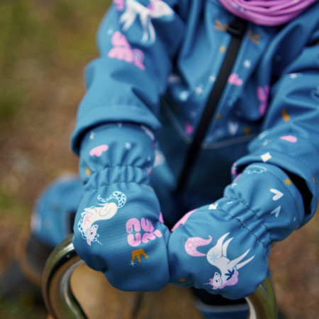 Дитячі зимові рукавиці WAMU Jednorožci