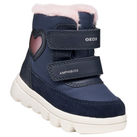Дитячі зимові черевики Geox B Willaboom Girl B A синій/рожевий NAVY/OLD ROSE