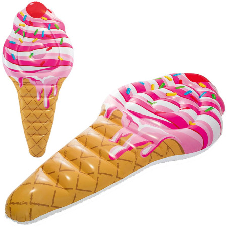 Надувне морозиво Intex Sprinkle Ice Cream Mat 58762EU рожевий