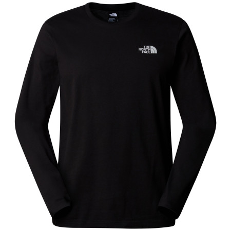 Чоловіча футболка The North Face M L/S Simple Dome Tee чорний TNF BLACK