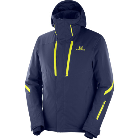 Чоловіча куртка Salomon Stormseason Jkt M темно-синій NightSky/NightSky