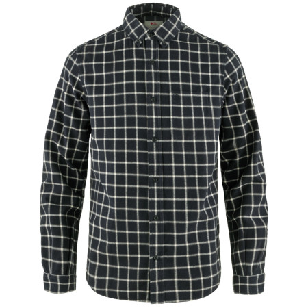 Чоловіча сорочка Fjällräven Övik Flannel Shirt M синій/білий Dark Navy-Chalk White