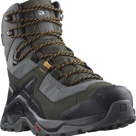 Чоловічі туристичні черевики Salomon Quest Element Gore-Tex сірий/зелений
