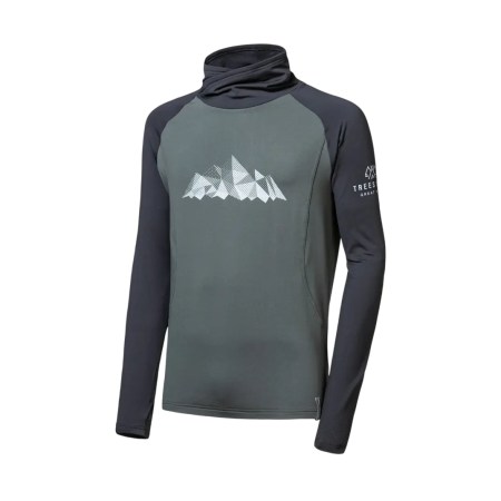 Чоловіча кофта Sensor Coolmax Thermo Mountains чорний/зелений olive/černá
