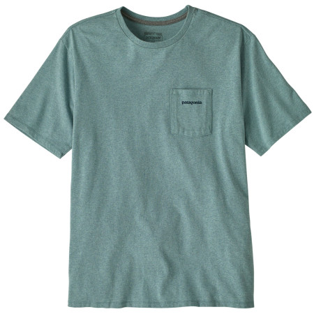 Чоловіча футболка Patagonia Men's Boardshort Logo Pocket Responsibili-Tee синій Blue Sage