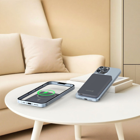 Павербанк бездротовий Swissten Fusion 5000 mAh Magsafe