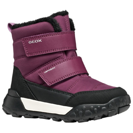 Дитячі зимові черевики Geox J Trekkyup Girl B AB рожевий/фіолетовий DK PURPLE/FUCHSIA