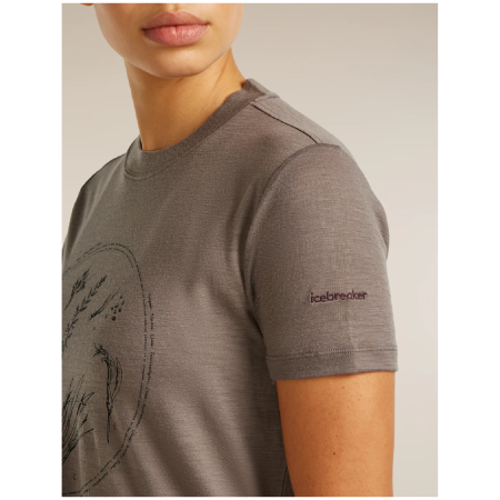 Жіноча футболка Icebreaker Merino 150 Tech Lite SS Crop Tee Seed Story