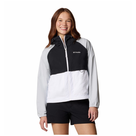 Жіноча куртка Columbia Spire Valley™ Windbreaker білий White, Black, Cirrus Grey