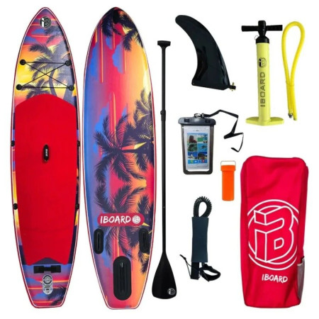 SUP дошка iBoard 11' - 2 RED PALM