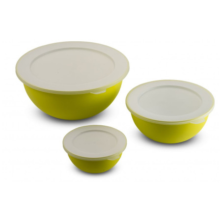 Набір мисок Omada Sanaliving Bowls Set 3,5L + 1,7L + 0,5L світло-зелений