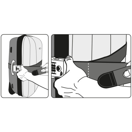 Ремінь для багажу Extol TSA з тризначним кодом