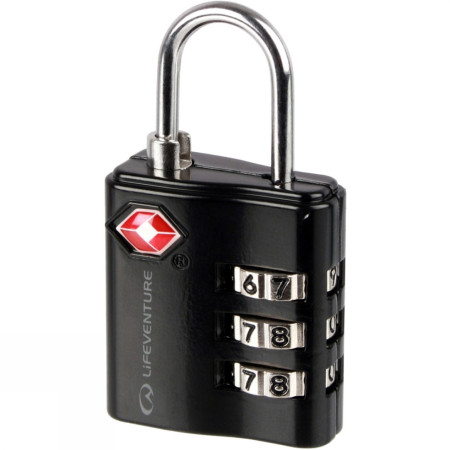 Zámek Lifeventure TSA Combi Lock černá Black