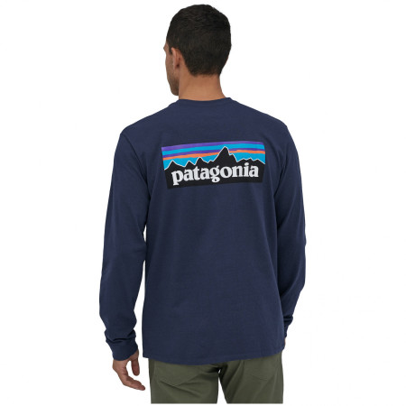 Чоловіча футболка Patagonia P-6 Logo Responsibili Tee LS