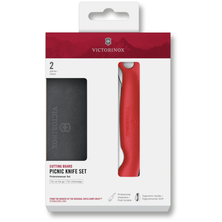 Набір для пікніка Victorinox Picnic knife set червоний red