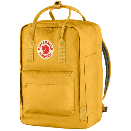 Міський рюкзак Fjällräven Kånken Laptop 15" жовтий/помаранчевий