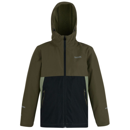 Дитяча куртка Regatta Hillain Warm Lined зелений OlivNght/Blk