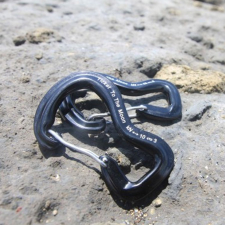 Набір з 2 алюмінієвих карабінів Ticket to the moon 1000 kg