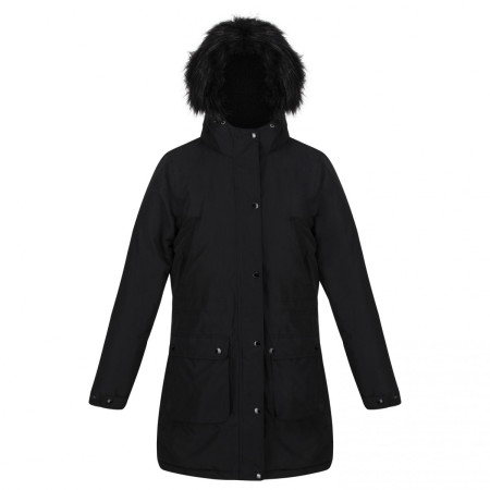 Жіноче пальто з підігрівом Regatta Voltera Parka чорний Black