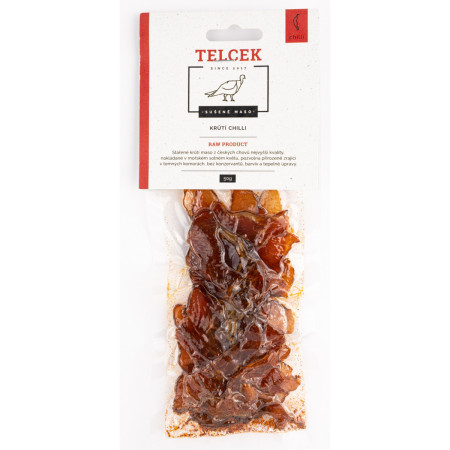 М’ясо сушене Telcek Індиче м'ясо Chilli 50g
