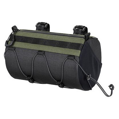 Сумка на кермо Topeak Tubular BarBag чорний/зелений zelená
