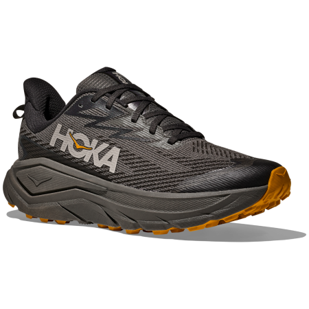 Чоловічі черевики Hoka M Challenger 8 Gtx сірий/жовтий Asphalt Grey / Varsity Yellow
