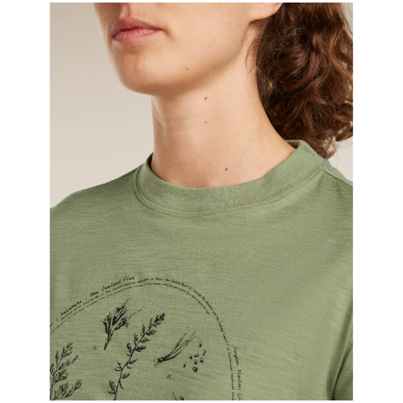 Жіноча футболка Icebreaker Merino 150 Tech Lite SS Crop Tee Seed Story