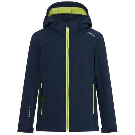 Дитяча софтшелова куртка Regatta Haydenbury Navy (Wild Lime) синій/зелений Navy (Wild Lime)