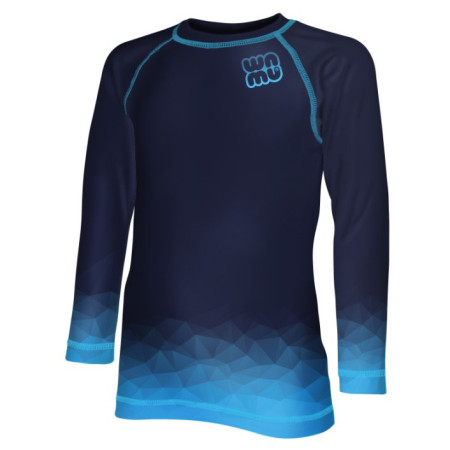 Дитяча функціональна футболка WAMU Mozaika dark blue синій