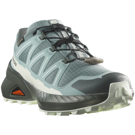 Жіночі кросівки Salomon Speedcross Peak Gore-Tex зелений Trooper / Tourmaline / Clearly Aqua