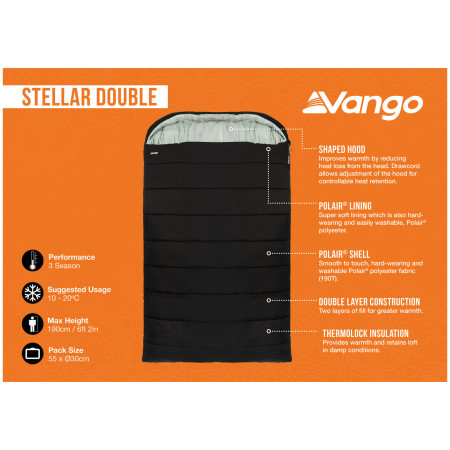 Спальний мішок Vango Stellar Double