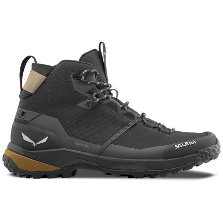 Чоловічі туристичні черевики Salewa Puez 2 Mid Ptx M чорний Black/Black