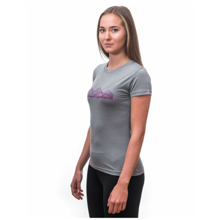 Жіноча функціональна футболка Sensor Merino Active PT Mountains