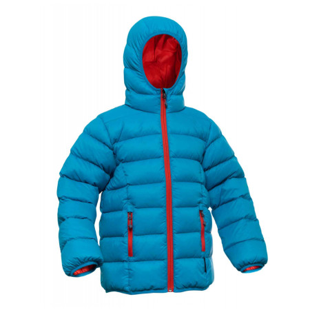 Куртка з пір’я Warmpeace Chip синій/помаранчевий